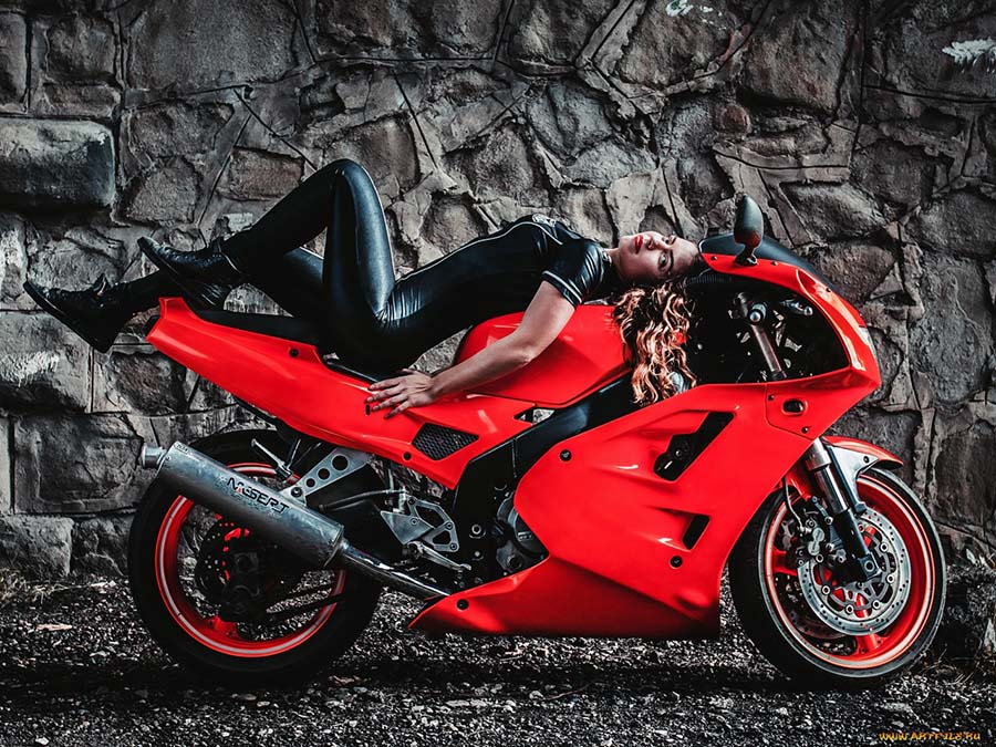 Beautiful girl Beautiful girls and motorcycles in Hubli